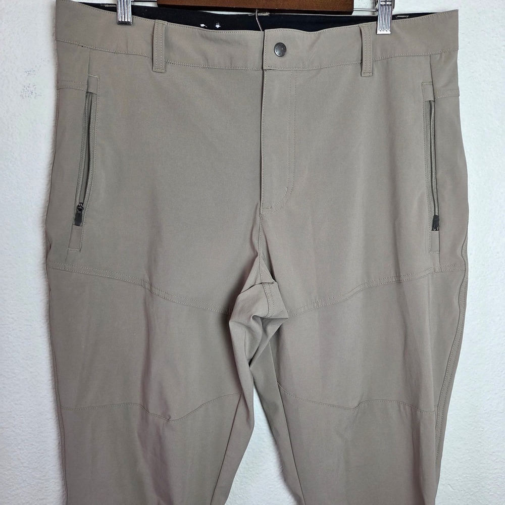 Columbia Mens Hiking Pants 36x32 Lightweight Stretch Zip Pocket Outdoor - Picture 3 of 9